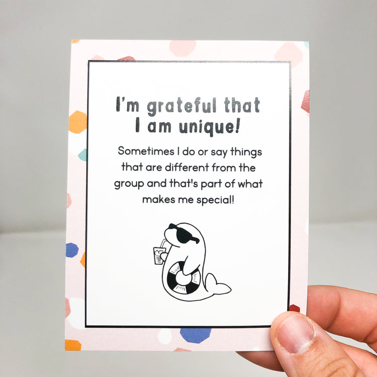 "Growing In Gratitude" - 25 Gratitude Cards for Kids - Well Raised Co.