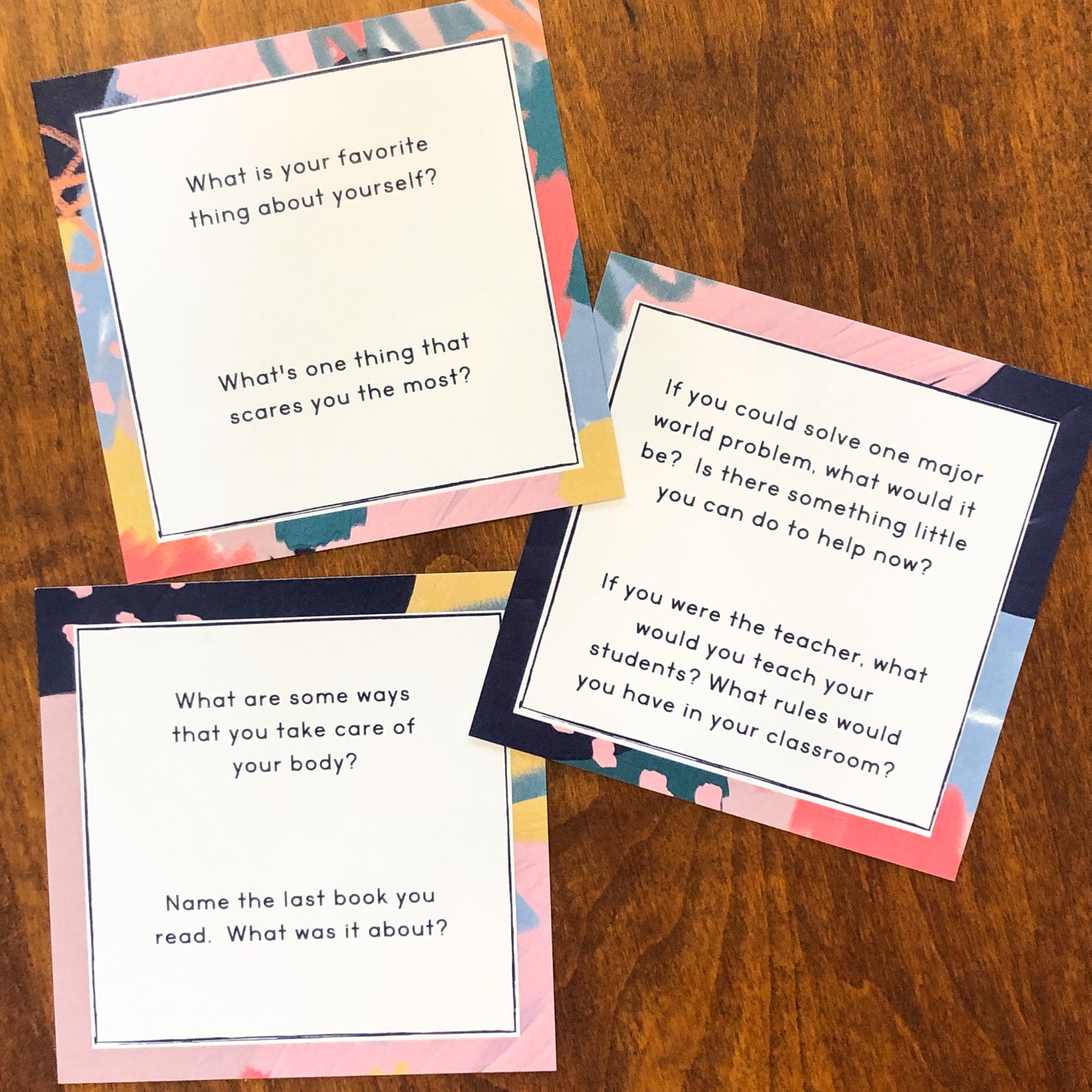 Dinner Table Conversation Cards - Well Raised Co.