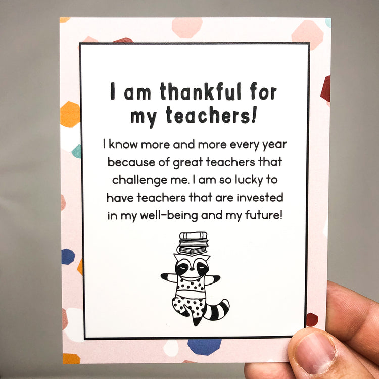 "Growing In Gratitude" - 25 Gratitude Cards for Kids - Well Raised Co.