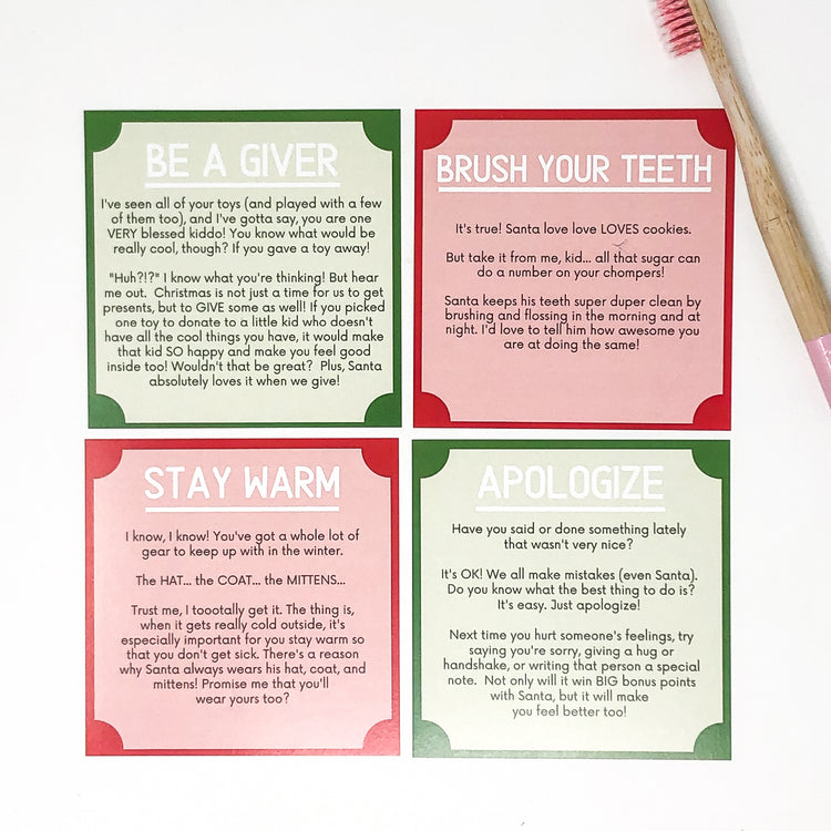 "Elf Advice" Cards - Well Raised Co.